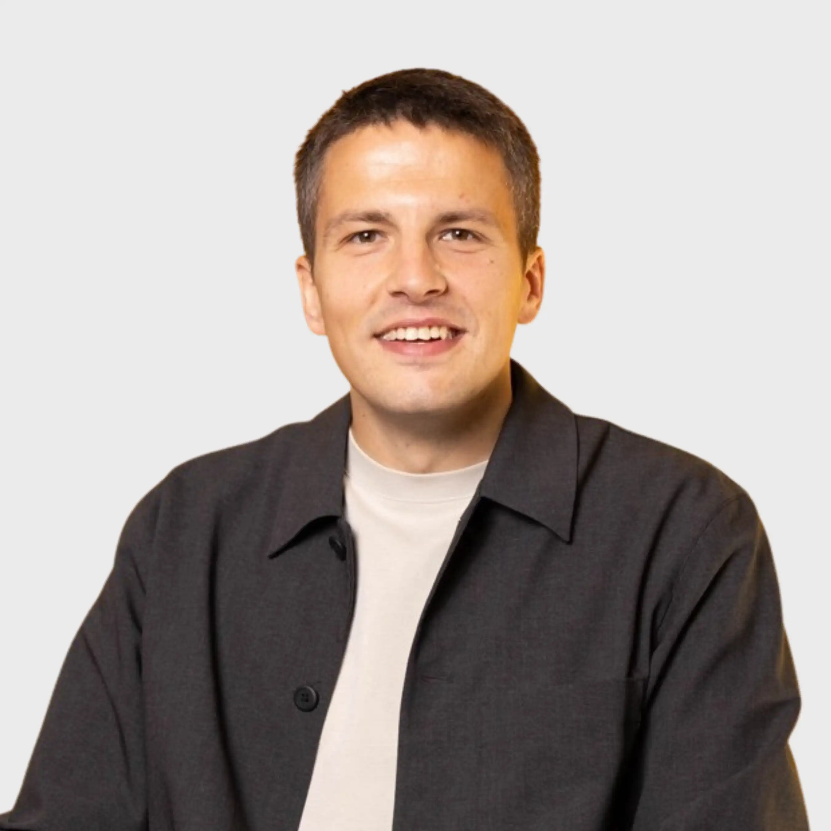 Headshot white background